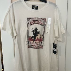 Wrangler Yellowstone tee “Ride for the Brand”
